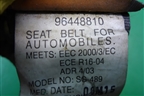 Ремень безопасности задний правый (96448810) для Chevrolet Lacetti с 2003г