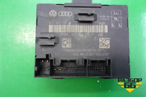 Блок комфорта (задней левой двери) (8X0959795B) для Audi Q3 с 2011-2018г