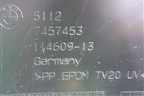 Накладка заднего бампера левая (под парктроник) (7457453) для BMW X2 F39 с 2018г