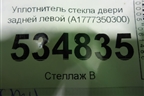 Уплотнитель стекла двери задней левой (A1777350300) для Mercedes Benz A200/220 W177 с 2018г