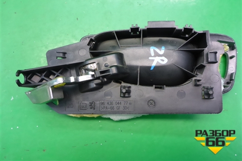 Ручка внутренняя двери задней правой (9643604477) для Peugeot 307 с 2001-2007г