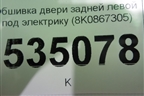 Обшивка двери задней левой под электрику (8K0867305) для Audi A4 (В8) с 2007-2015г