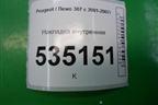 Накладка внутренняя (педаль отдыха) (9640849177) для Peugeot 307 с 2001-2007г