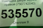 Накладка двери задней правой (7507742040) для Toyota Rav-4 с 2018г