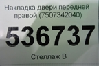 Накладка двери передней правой (7507342040) для Toyota Rav-4 с 2018г