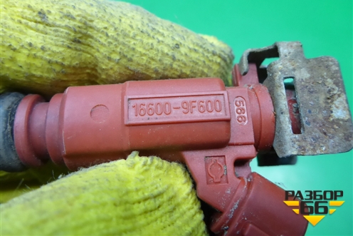 Форсунка инжекторная электрическая (1.6л QG16) (166009F600) для Nissan Primera (P12E) с 2001-2008г
