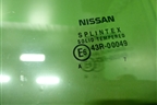 Стекло двери задней левой (седан-лифтбек) (82301AV600) для Nissan Primera (P12E) с 2001-2008г