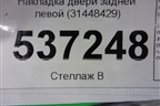 Накладка двери задней левой (31448429) для Volvo XC90 с 2015г