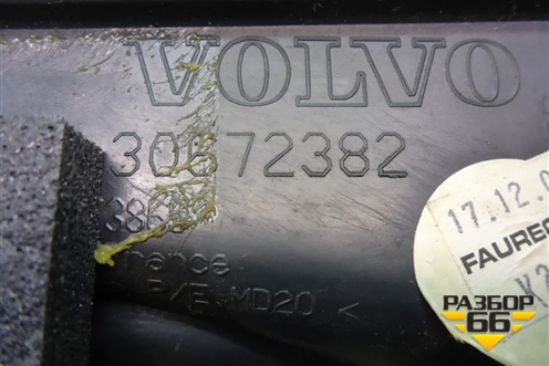 Накладка на торпедо (боковая левая) (30672382) для Volvo S40 с 2004-2012г