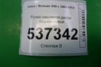 Ручка наружная двери задней левой для Volvo S40 с 2004-2012г