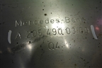 Насадка на глушитель (левая) (A2054900300) для Mercedes Benz C-Klass W205 с 2014г