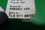Проводка двери задней правой (7L6971694D) для Volkswagen Touareg c 2002-2010г