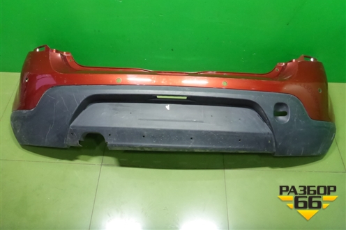 Бампер задний (StepWay под парктроник) (8200735456) для Renault Sandero с 2009-2014г