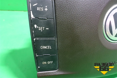 Подушка безопасности в рулевое колесо (коричневая кожа) (7L6880201) для Volkswagen Touareg c 2002-2010г