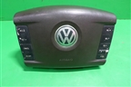 Подушка безопасности в рулевое колесо (коричневая кожа) (7L6880201) для Volkswagen Touareg c 2002-2010г