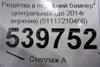 Решетка в передний бампер центральная (до 2014г верхняя) (51117210466) для BMW X3 F25 с 2010-2017г