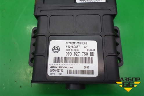 Блок управления АКПП (09D927750BD) для Volkswagen Touareg c 2002-2010г
