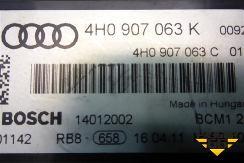 Блок электронный (управления бортовой сети) (4H0907063K) для Volkswagen Touareg с 2010-2018г