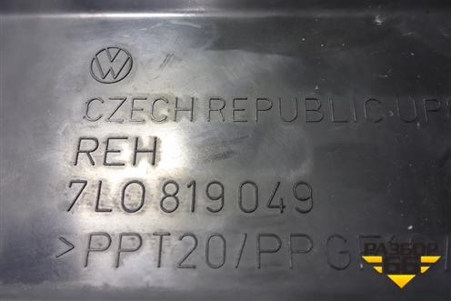 Воздуховод отопителя (7L0819049) для Volkswagen Touareg c 2002-2010г