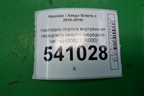 Накладка порога внутренняя переднего левого (передняя часть) (858231R000) для Hyundai Solaris с 2010-2016г