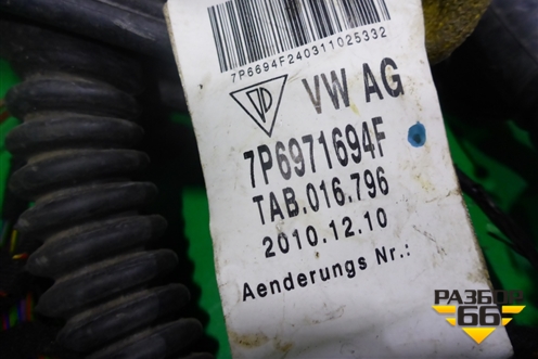 Проводка двери задней правой (7P6971694F) для Volkswagen Touareg с 2010-2018г