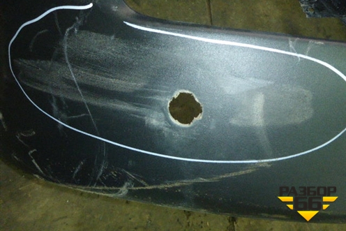 Бампер задний (до 2015г под парктроник) (5215942190) для Toyota Rav-4 с 2012-2019г
