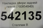 Накладка двери задней левой (760854949) для Volkswagen Touareg с 2018г