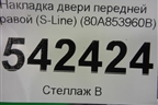 Накладка двери передней правой (S-Line) (80A853960B) для Audi Q5 с 2017г