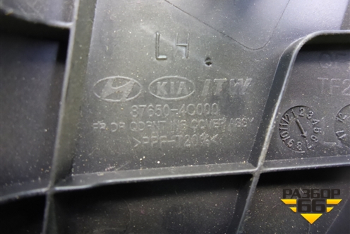 Накладка двери передней левой уголок (876504C000) для Kia Optima с 2010-2015г