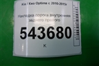 Накладка порога внутренняя заднего правого (858854C200) для Kia Optima с 2010-2015г