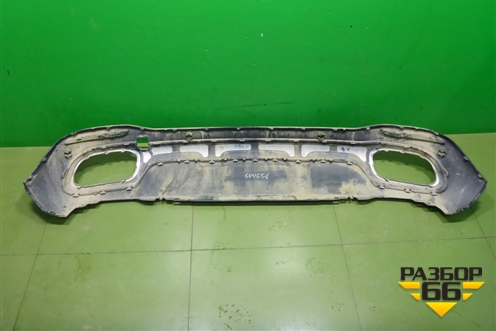 Юбка заднего бампера (под парктроник) (A1678852503) для Mercedes Benz GLE-Klass V167 с 2018г
