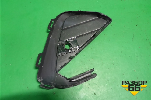 Накладка переднего бампера левая (под парктроник) (6N5853665A) для Volkswagen Polo с 2020г