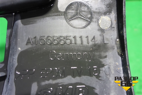 Кронштейн заднего бампера левый (A1568851114) для Mercedes Benz GLA-Klass X156 с 2014г
