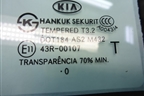 Стекло двери задней правой для Kia Carens с 2006-2012г