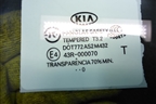 Стекло двери задней правой форточка для Kia Carens с 2006-2012г