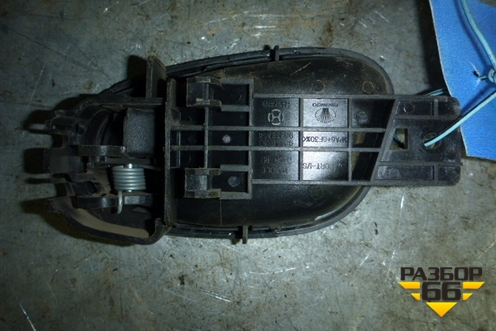 Ручка внутренняя двери задней правой для Chevrolet Lanos с 2004г (96238353)