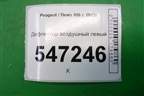 Дефлектор воздушный левый для Peugeot 408 с 2012г