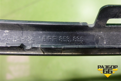 Накладка заднего бампера (после 2015г) (6RF853835) для Volkswagen Polo (седан) с 2010г