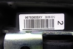 Ремень безопасности задний правый (96783605XY) для Peugeot 408 с 2012г