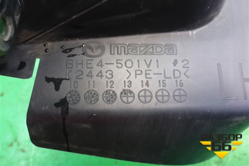 Кронштейн решетки радиатора (левый после 2011г) (BHE4501U1) для Mazda Mazda 3 (BL) с 2009-2013г