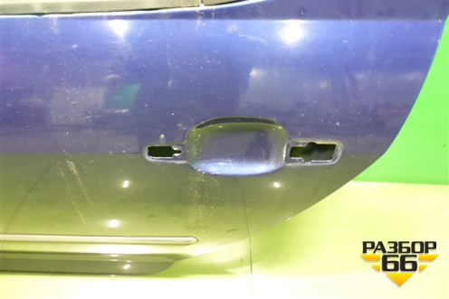Дверь задняя левая (седан) для Peugeot 407 с 2004г