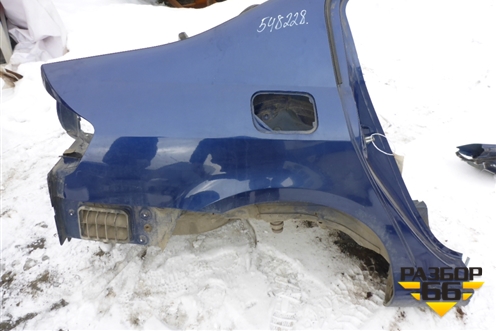 Крыло заднее правое для Peugeot 407 с 2004г