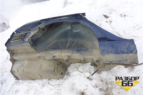 Крыло заднее правое для Peugeot 407 с 2004г