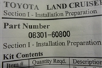 Рейлинги на крышу (0830160800) для Toyota Land Cruiser Prado(150) с 2009г