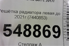 Решетка радиатора левая (до 2021г) (7440853) для BMW X3 G01 с 2017г