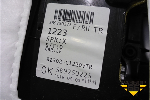 Обшивка двери передней правой под электрику (82306C1220) для Hyundai Sonata-7 с 2014г