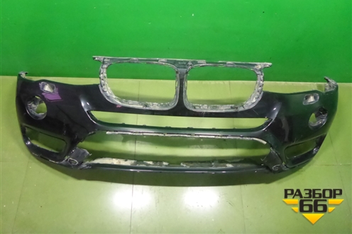 Бампер передний (после 2014г под омыватели) (51117338534) для BMW X3 F25 с 2010-2017г (Х3 Ф25)