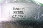 Горловина топливного бака (дизель) (13216653) для Opel Corsa D с 2006-2014г