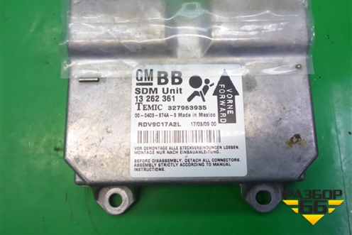 Блок управления AIR BAG (13262361) для Opel Corsa D с 2006-2014г