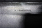 Накладка на порог наружная левая (A2126900740) для Mercedes Benz E-Klass W212 с 2009-2016г